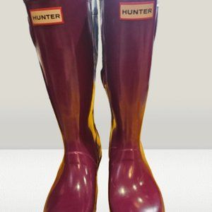 Womens Hunter Original Nebula Magenta/Pink Size US 4